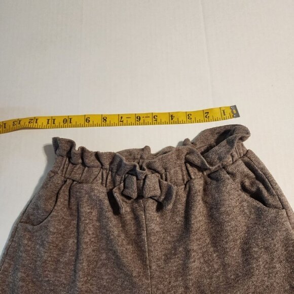 Janie and Jack sz 7 Bow Wide Leg Pants Cotton Jacquard - Picture 11 of 12